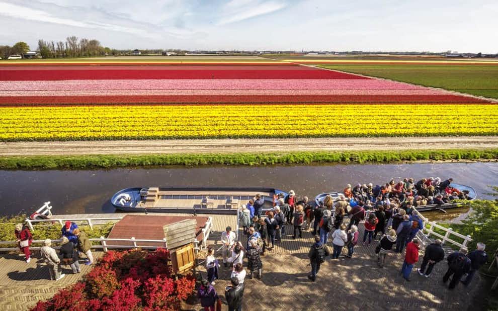 excursiones keukenhof en barca por campos tulipanes