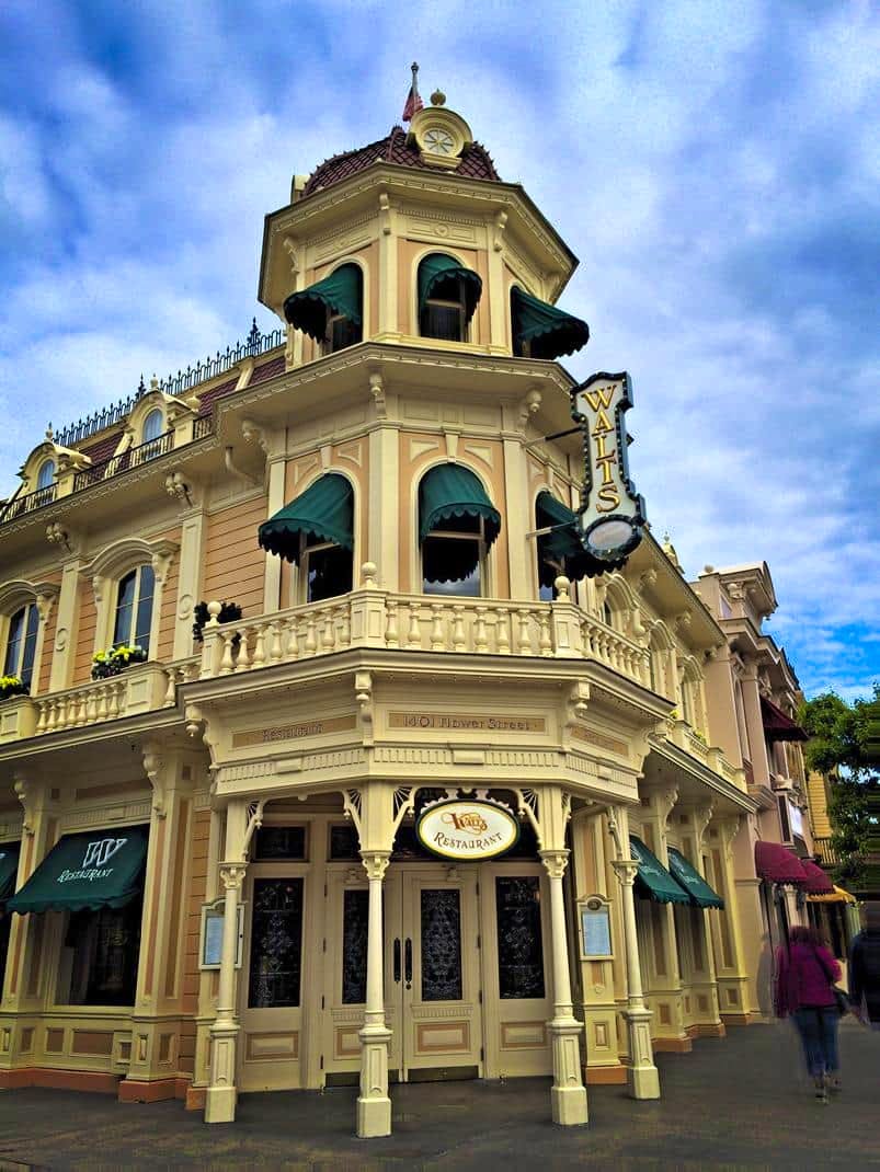 walts an american restaurant disneyland paris