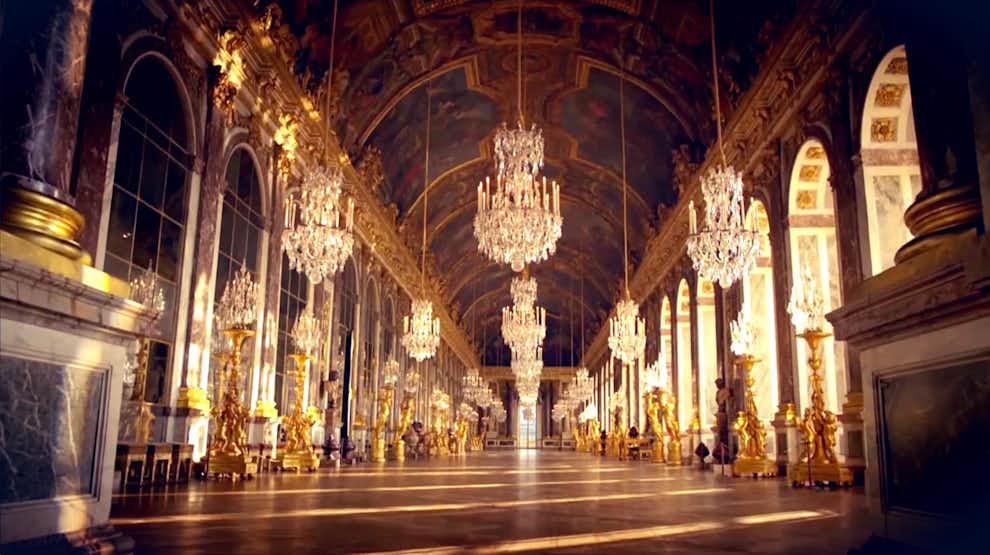 visitar palacio versalles galeria de los espejos