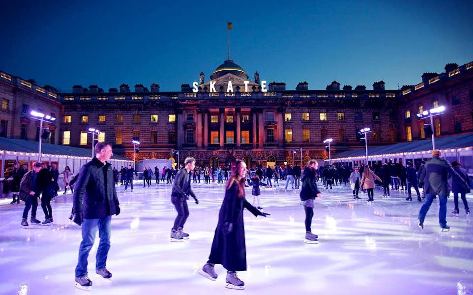 Patinar en Londres Somerset House