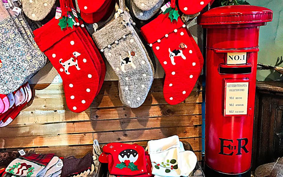 Londres en Navidad, cartas a Santa en almacenes Liberty