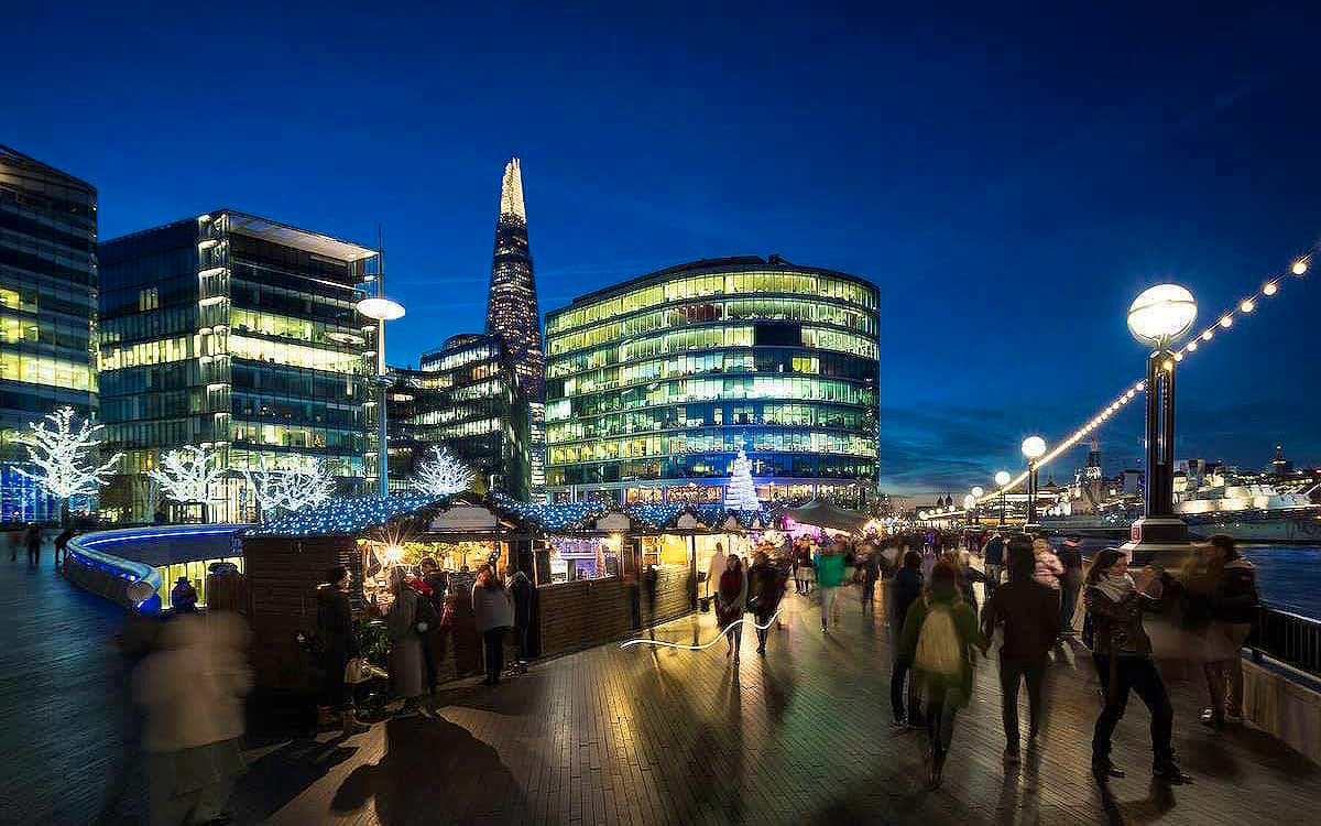 mercados navidad londres london bridge city christmas market