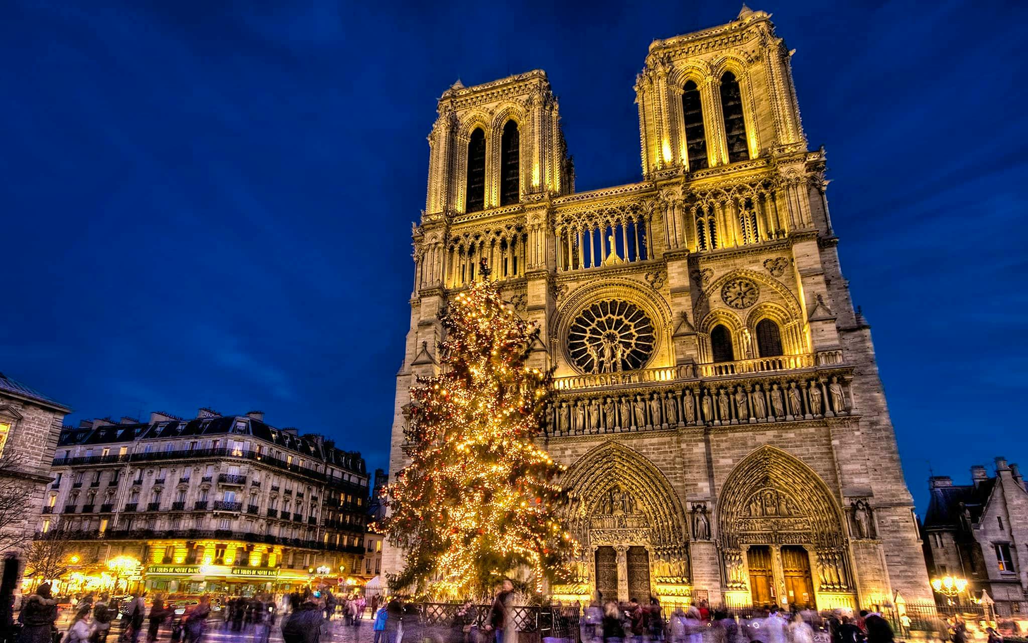 navidad en paris notre dame