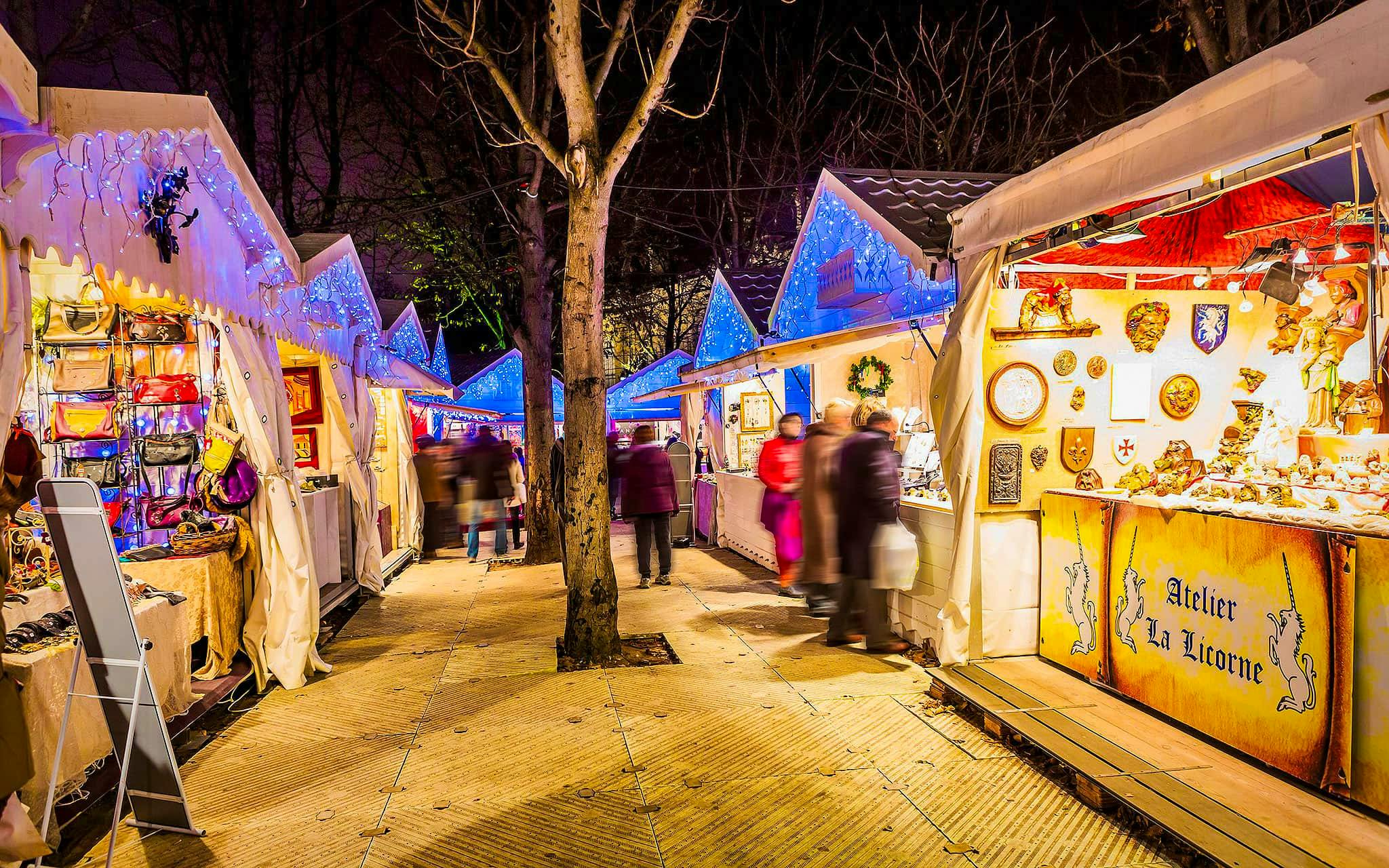 Mercados Navidad Paris Abbesses