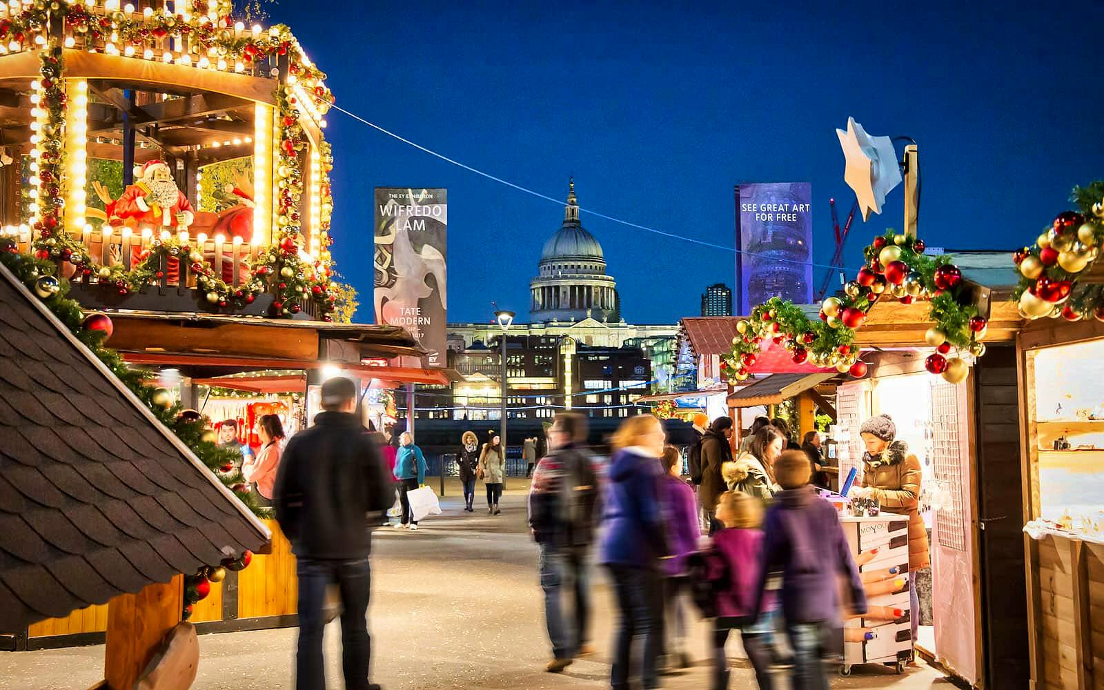 Navidades Londres Mercado Tate Modern