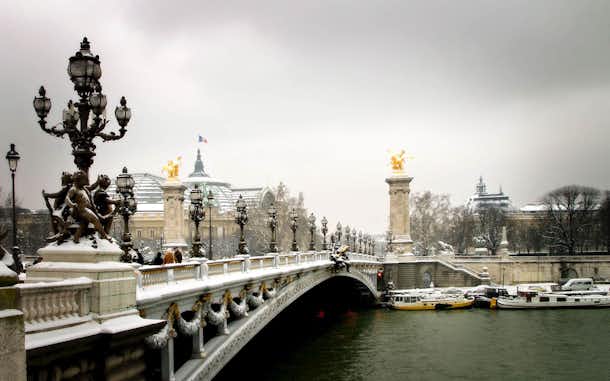Qué hacer en París el 1 de enero 2019 12 Nieve en Paris Puente Alexandre-III