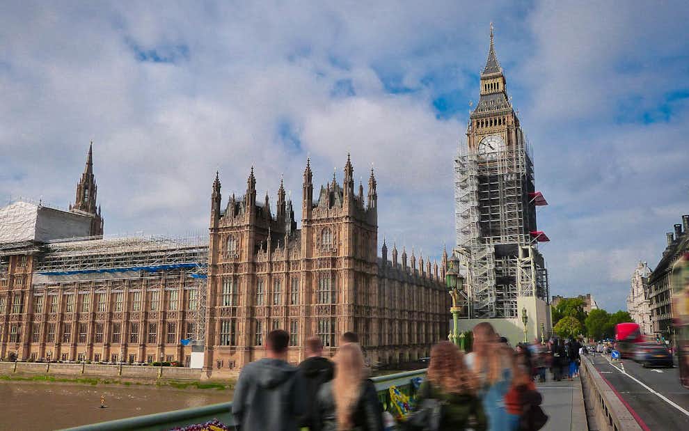 Obras Big Ben Londres Entre Andamios