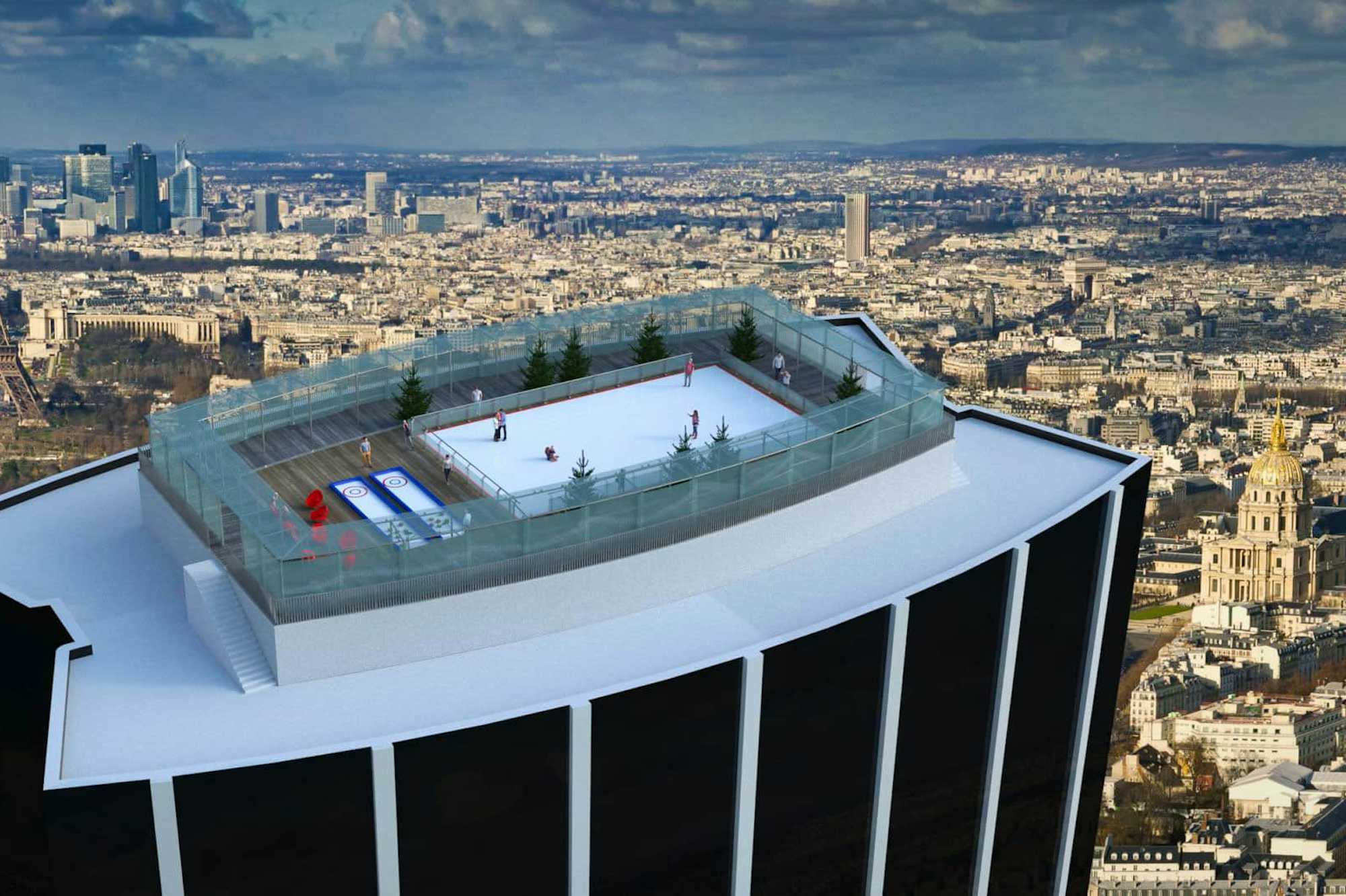 Pista de Hielo Torre Montparnasse Paris