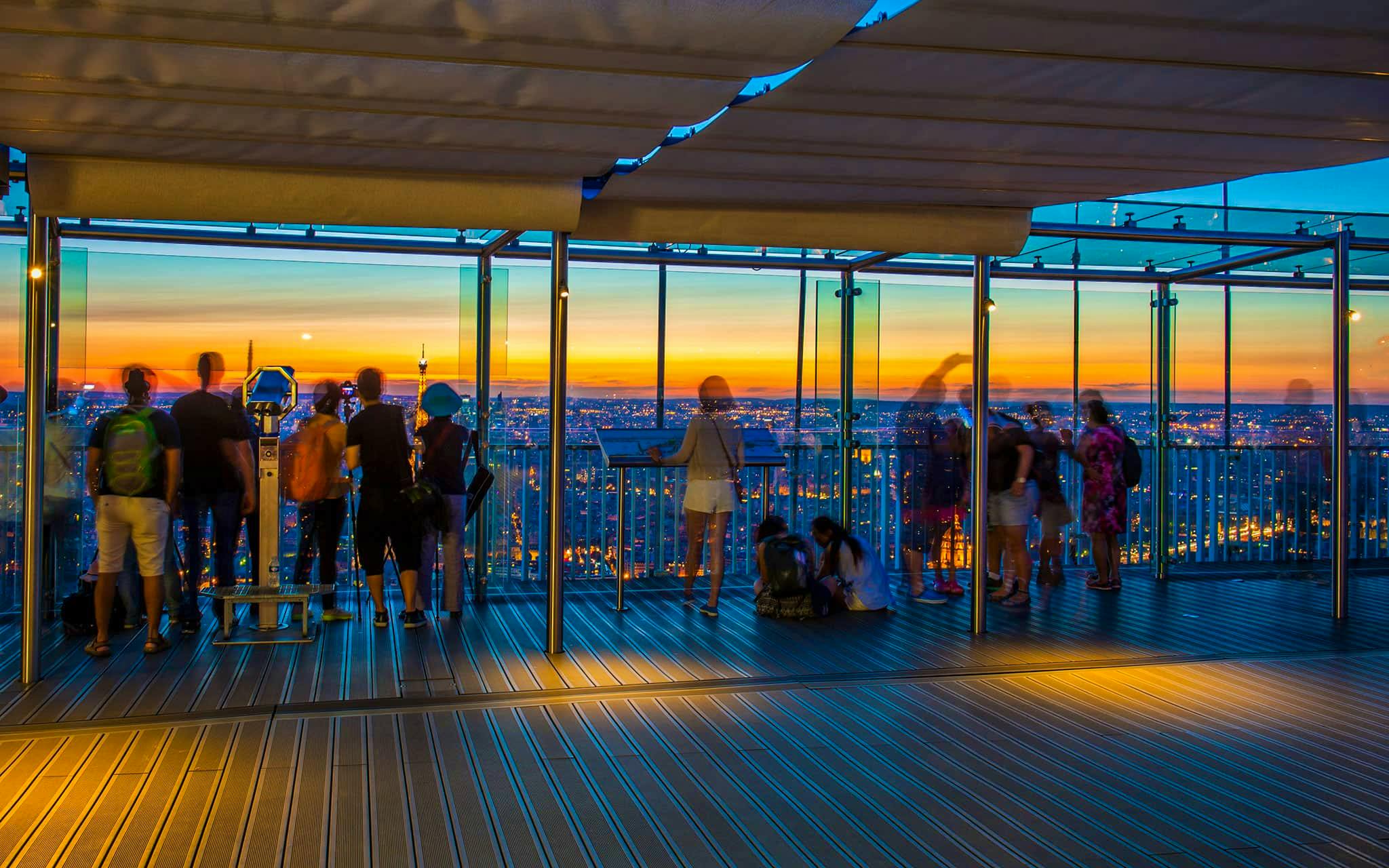 Atardecer en Mirador Montparnasse Paris