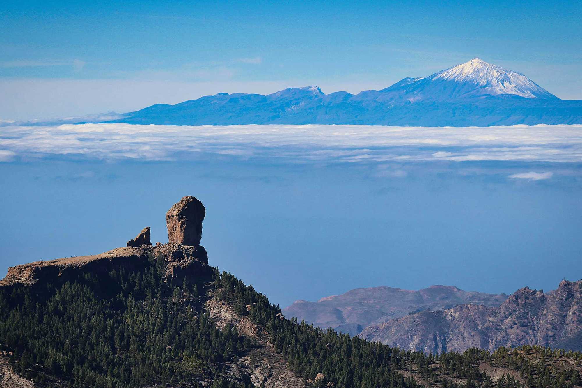 Elegir Canarias Roque Nublo Gran Canaria o Teide Tenerife
