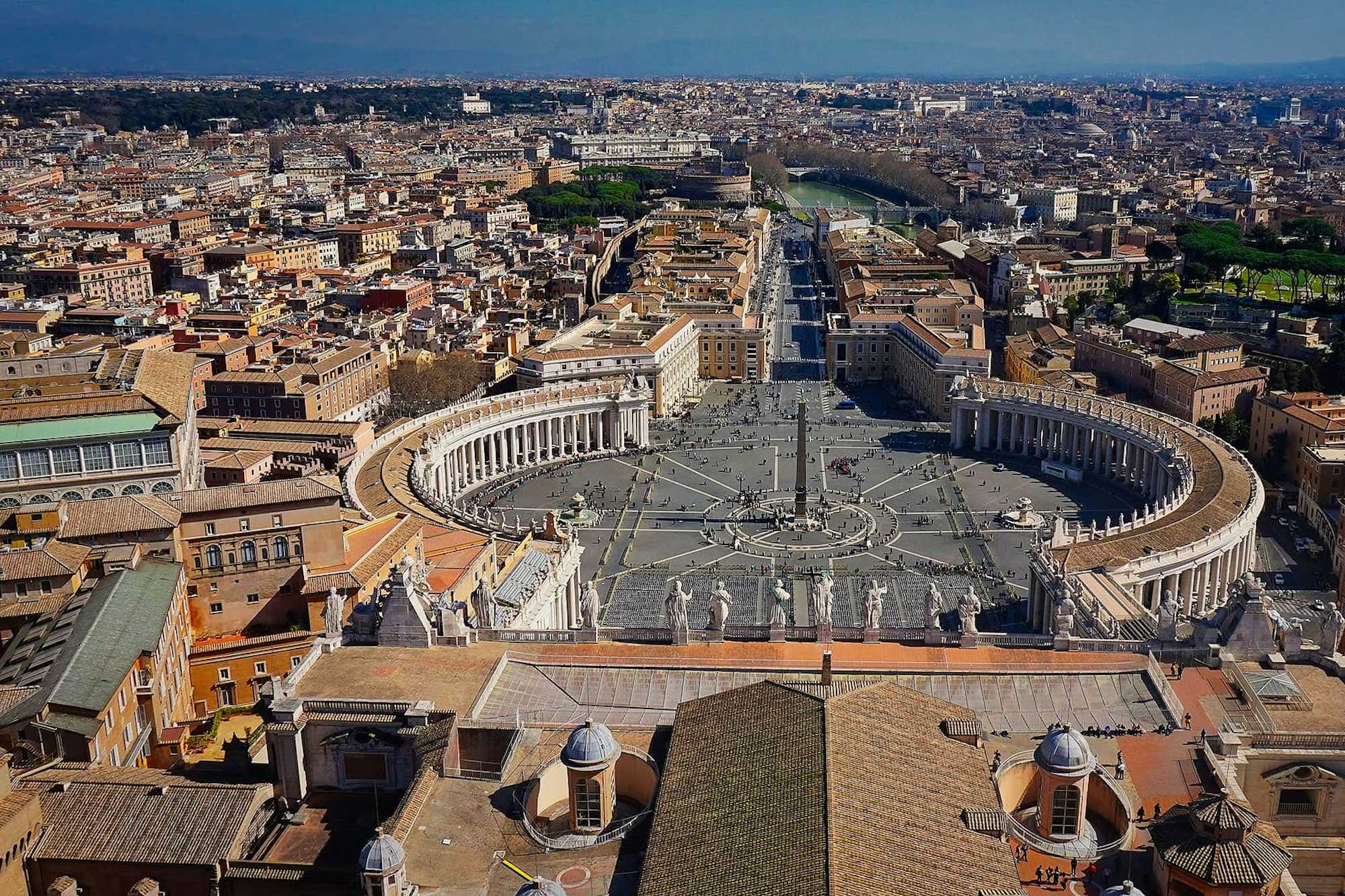 Plaza San Pedro como visitar Vaticano Roma