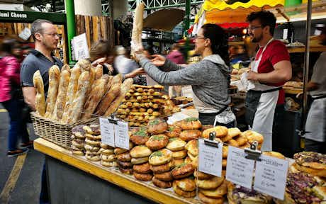6 consejos prácticos para viajar a Londres ¡barato, barato! 4 Mercado Comidas Borough Market Londres