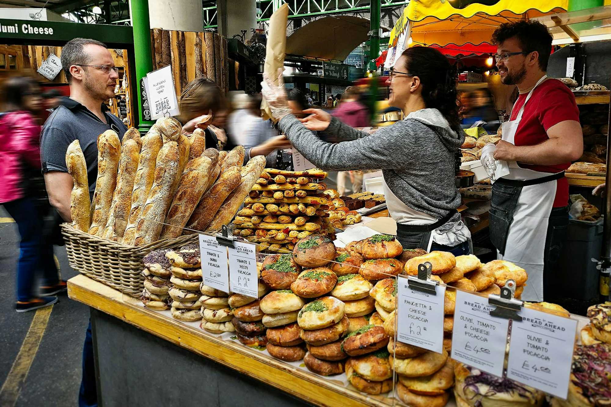 Mercado Comidas Borough Market Londres