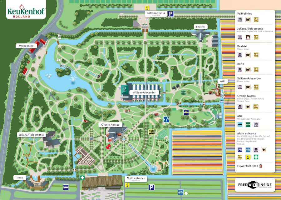 Mapa Keukenhof