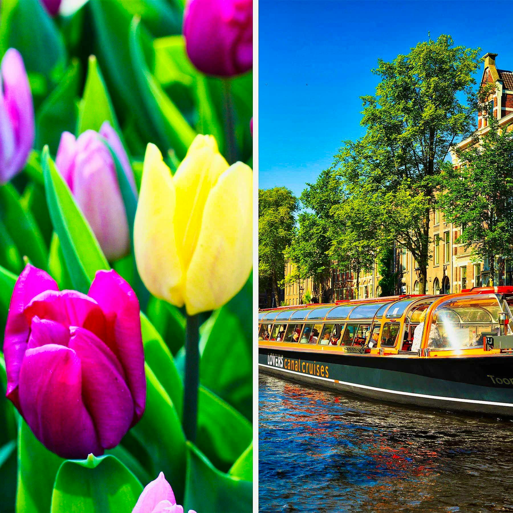 Amsterdam Tulipanes Crucero Canales