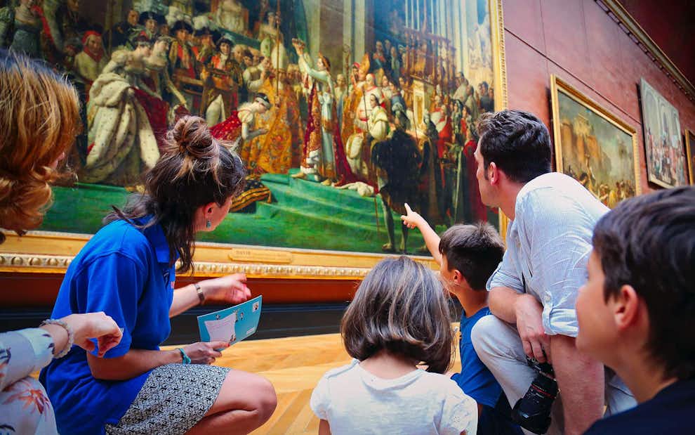 Visitar el Louvre con niños en familia Tour Infantil Museo Louvre Paris