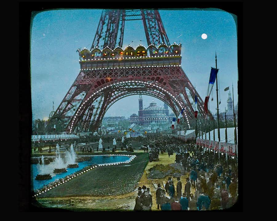 Torre Eiffel y Trocadero París 1889