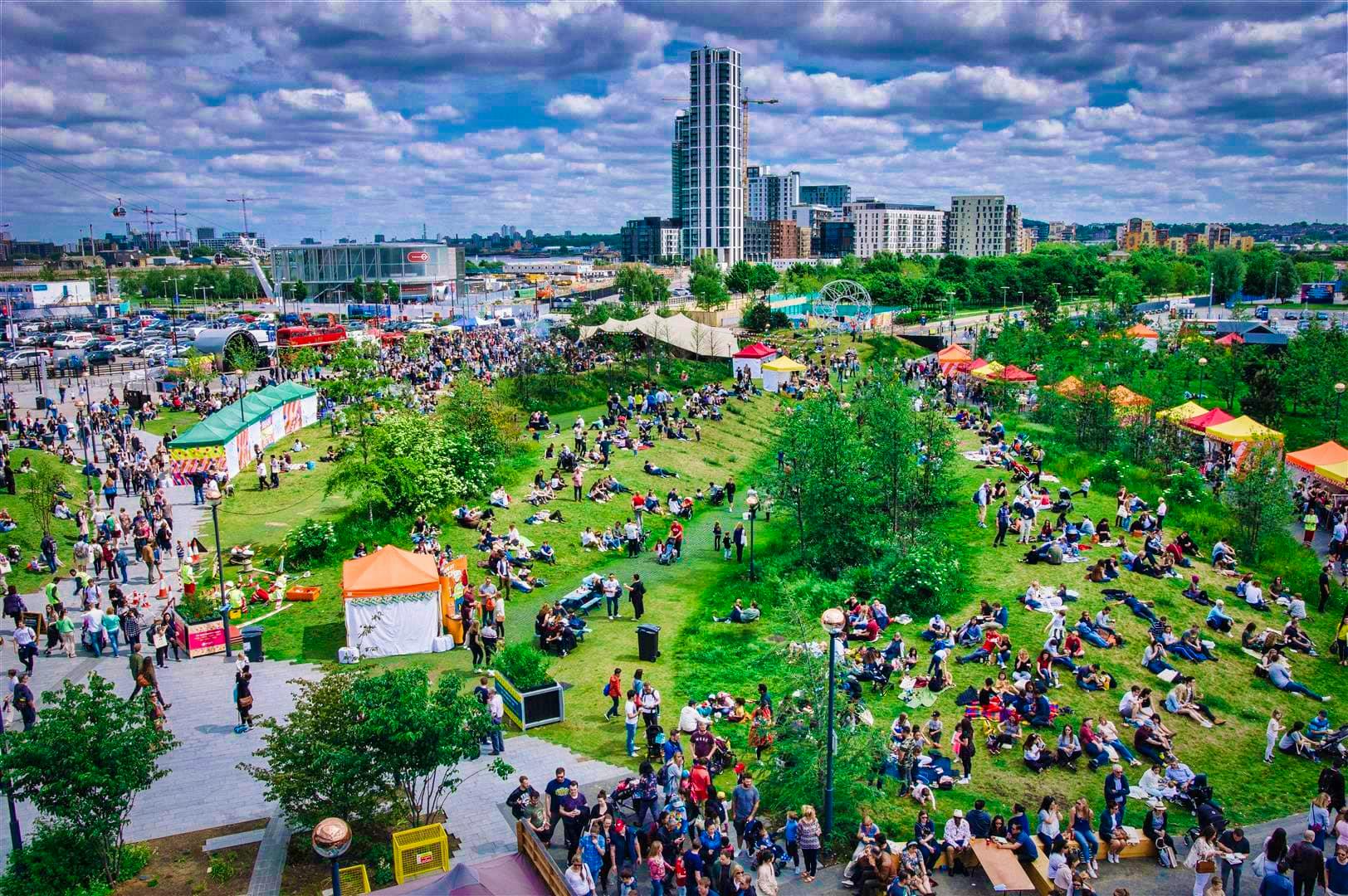 Urban Village Fete Greenwich Peninsula Londres