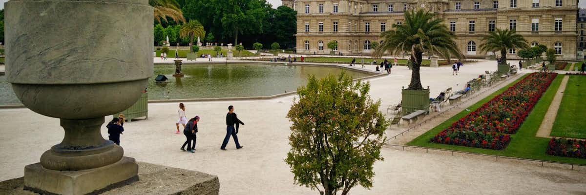 Vista de Jardines de Luxemburgo, París