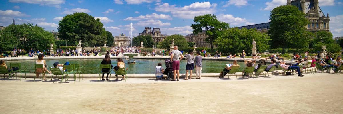 Vista del Jardín de las Tullerías, París