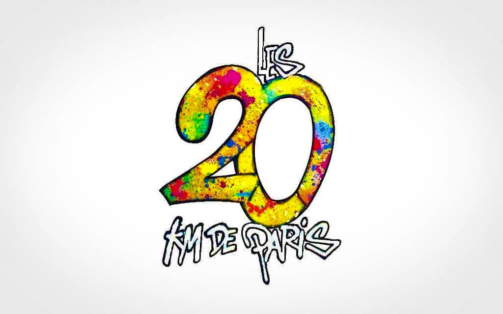 Logo Carrera 20 Kilometros Paris