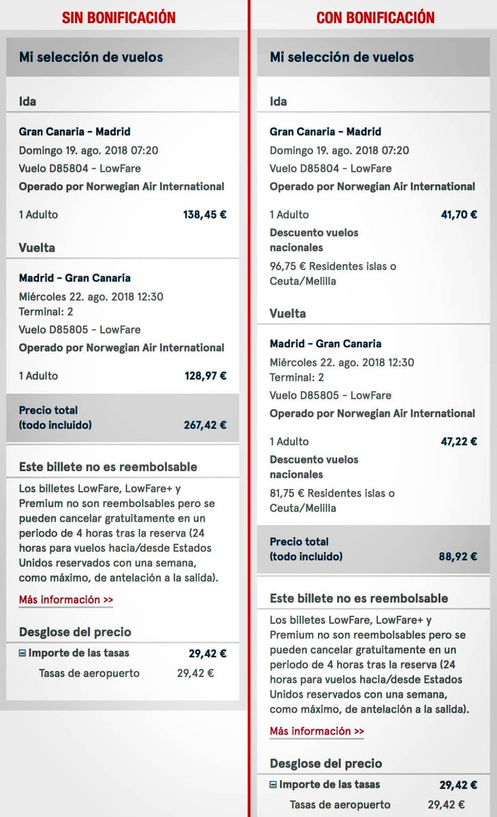 Descuento Residente 75 Norwegian