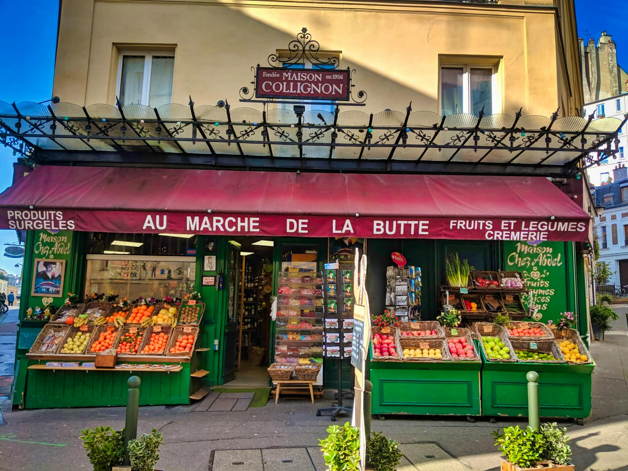 Maison Collignon en Montmartre frutería de Amelie Paris