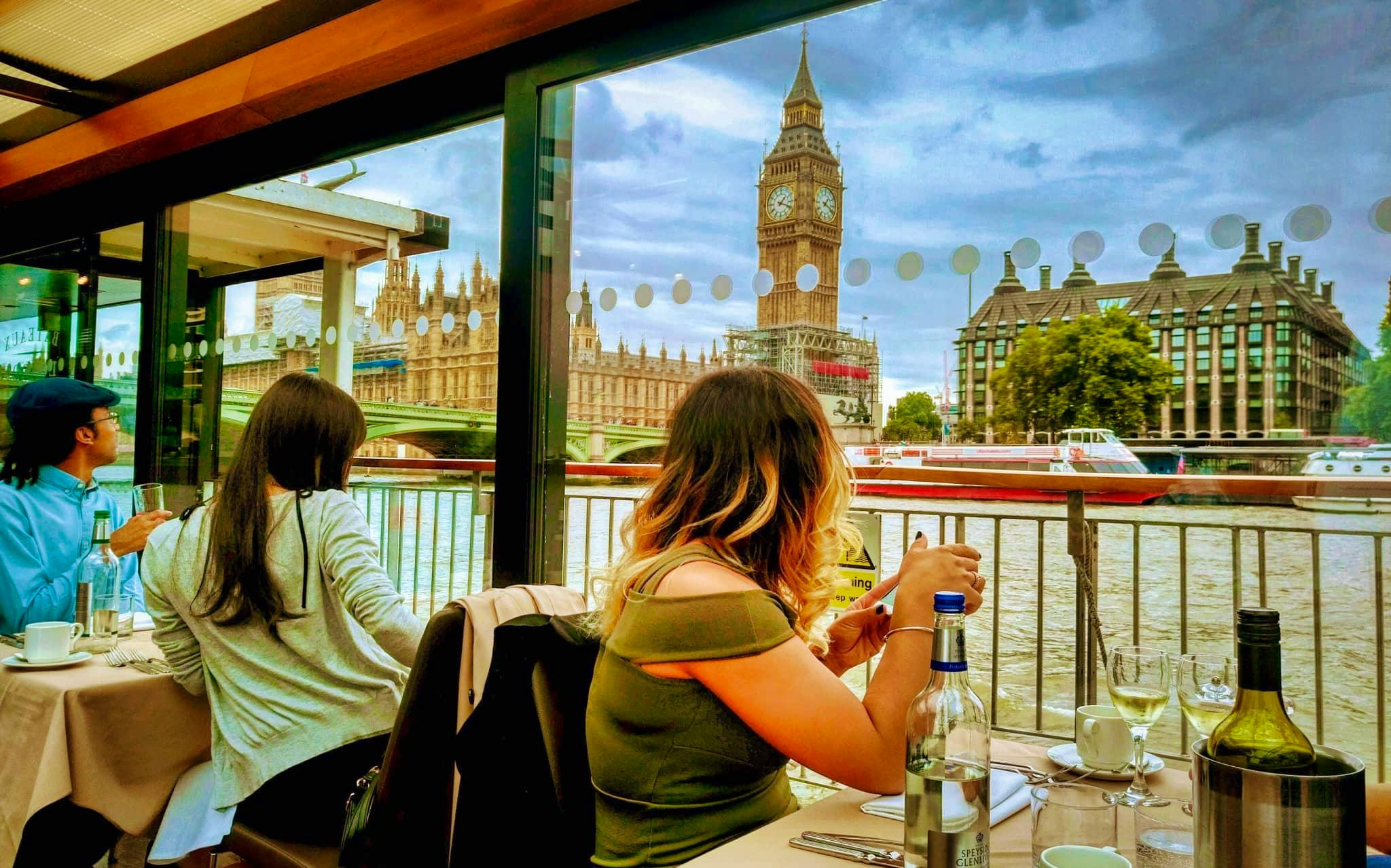 Almuerzo Crucero Tamesis Londres