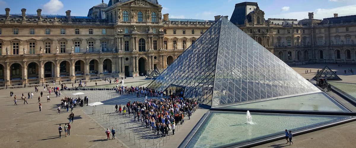 Colas Para Entrar Louvre Paris