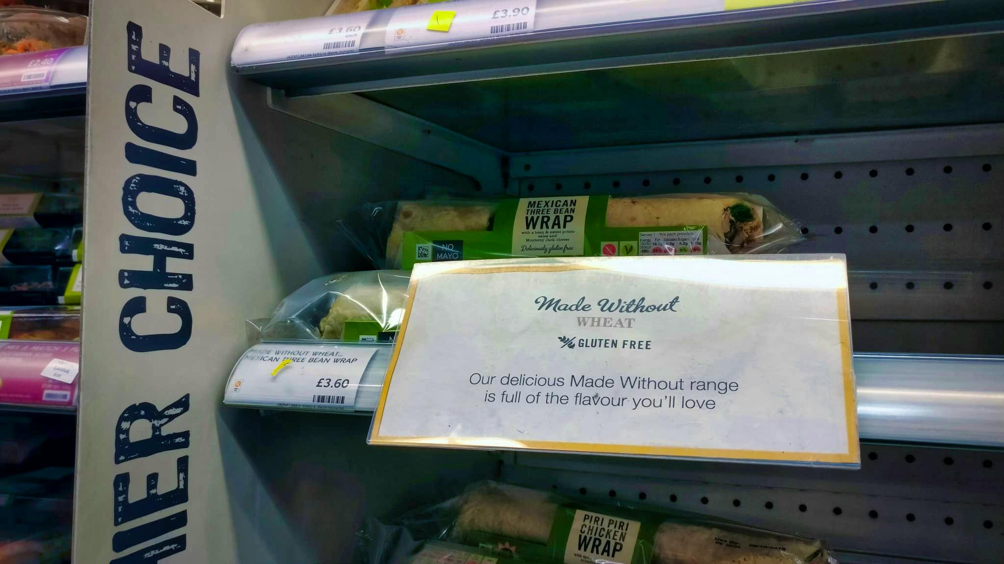 Comida Sin Gluten Supermercados Londres
