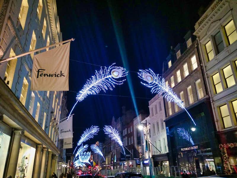 Luces Navidad Londres New Bond Street 2017