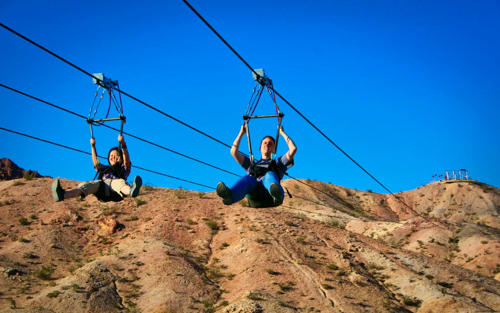Qué hacer Las Vegas Actividades de Aventura Tirolinas Flightlinez