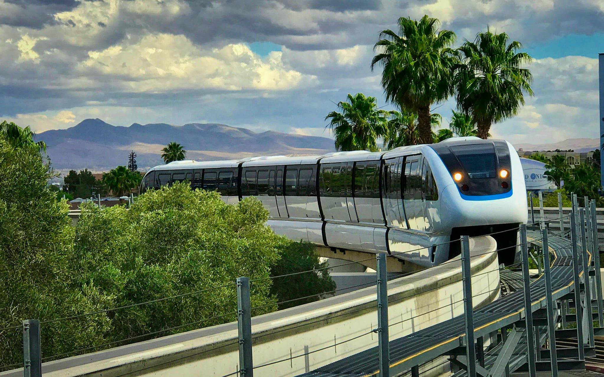 Como moverse Las Vegas en Monorail