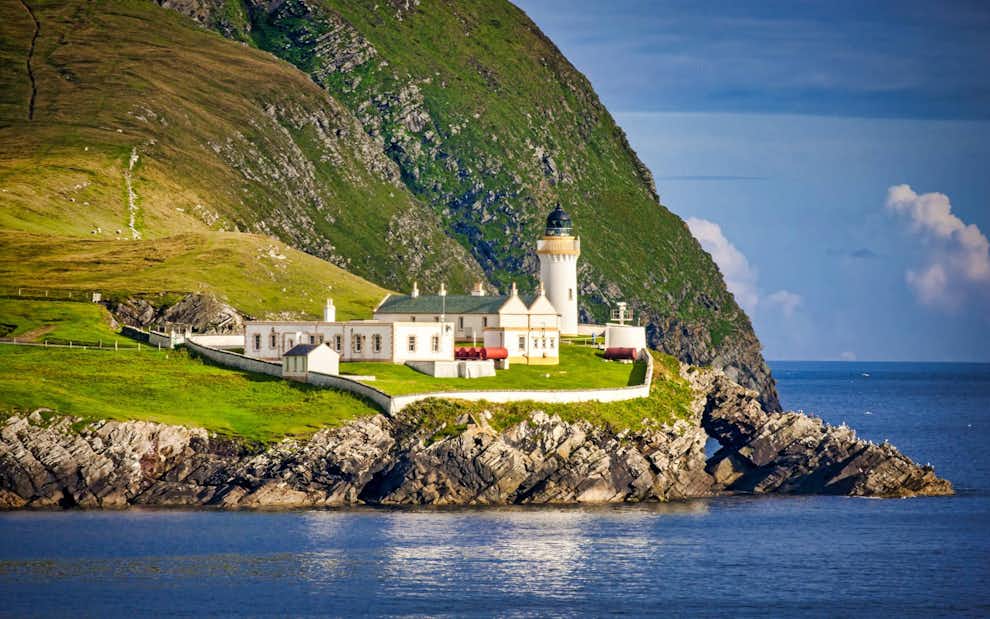 Maravillas de Gran Bretaña imprescindibles – Faro de Bressay, Islas Shetland, Escocia Faro de Bressay Islas Shetland Escocia