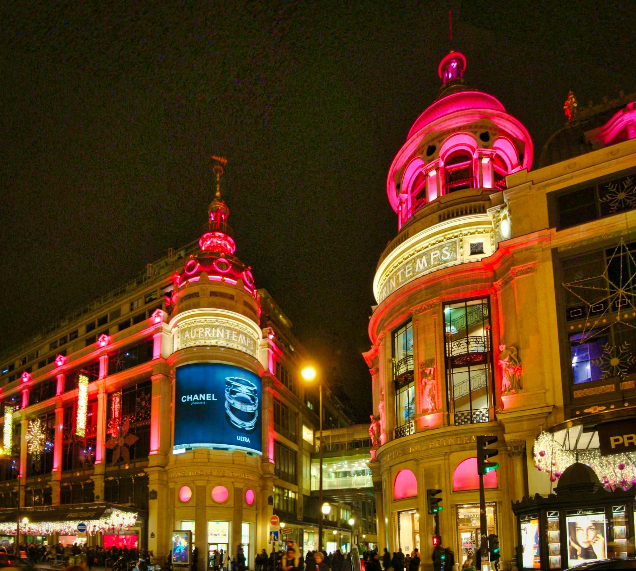 Navidad Printemps Haussman Paris