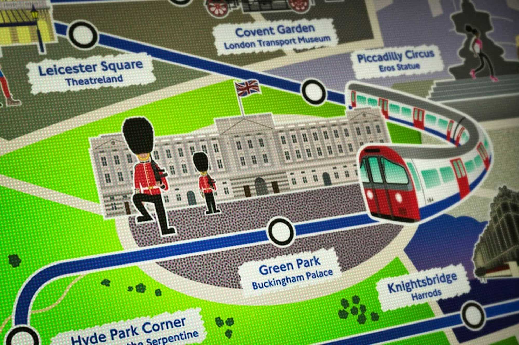Atracciones Turisticas Mapa Metro Londres