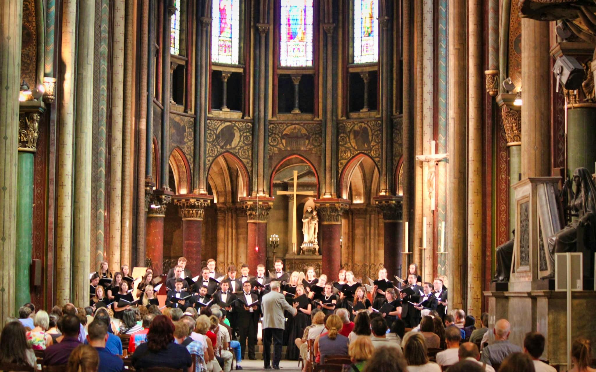 Concierto Coro Iglesia St Germain Des Pres Paris