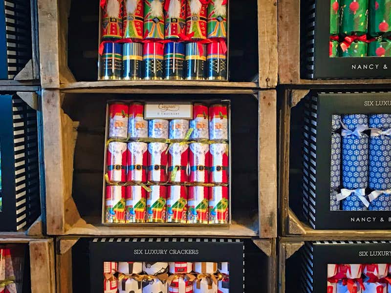 Dónde comprar adornos navideños en Londres: Christmas Crackers