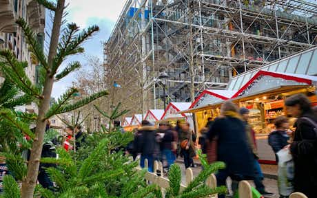 Qué hacer en París los días de Navidad y Año Nuevo 8 Que Hacer Navidad Paris Mercado Pompidou