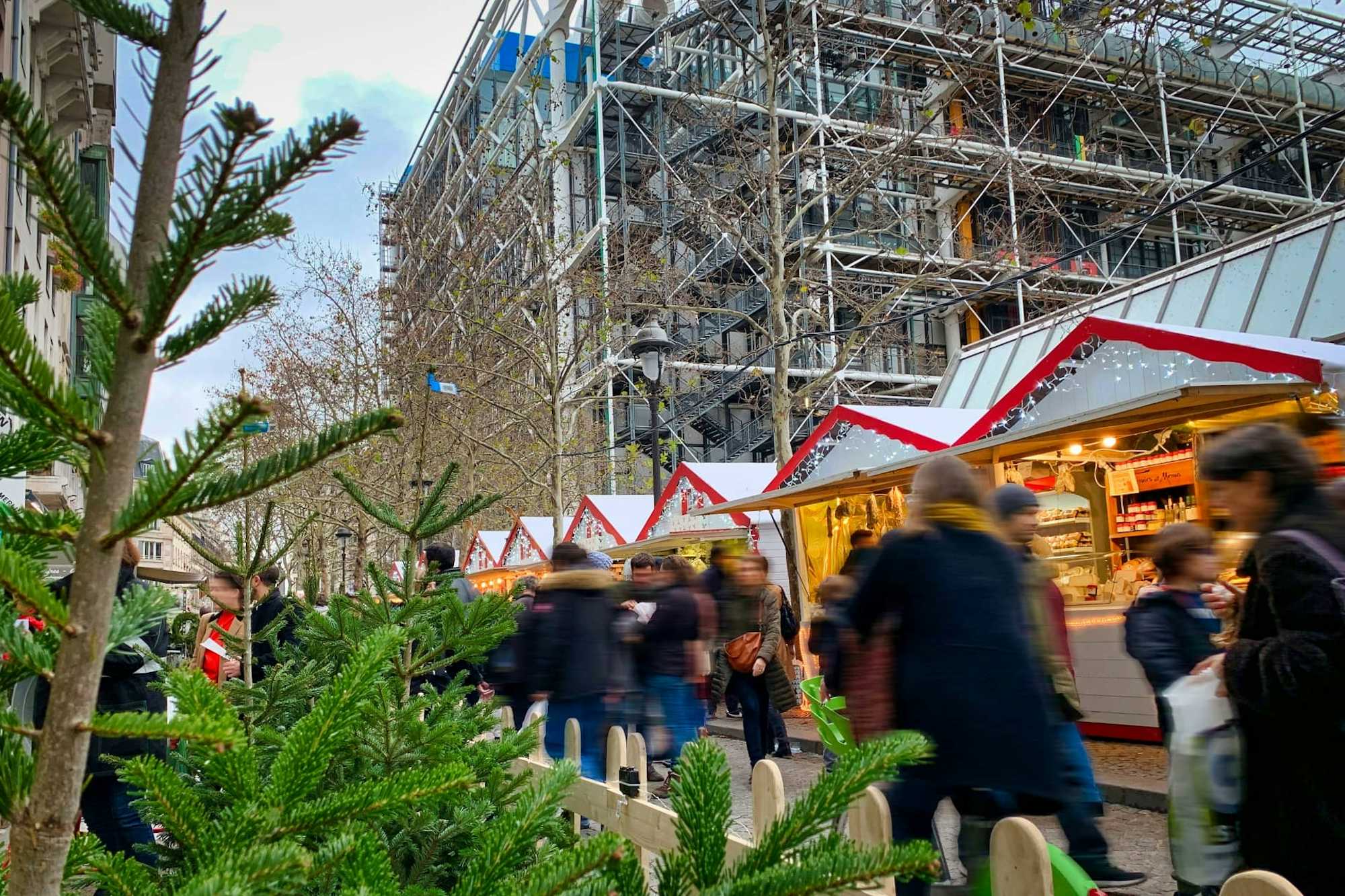 Que Hacer Navidad Paris Mercado Pompidou