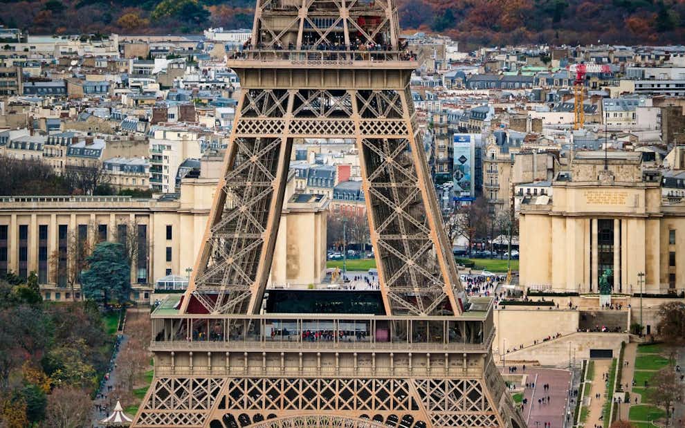 Torre Eiffel último piso cerrado Torre Eiffel Primer y Segundo Piso Paris