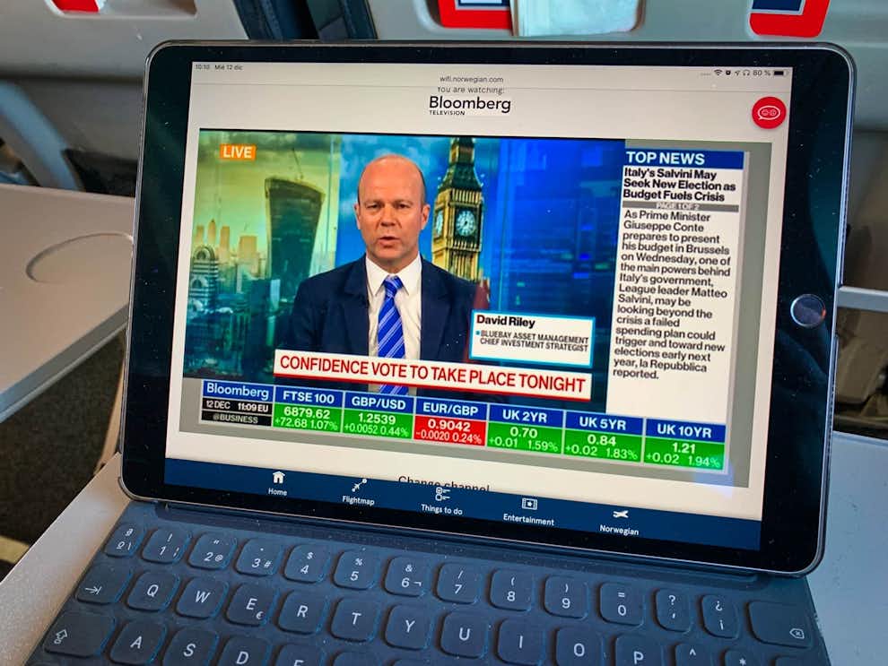 Cómo funciona Wifi Norwegian – Viendo películas en el avión Norwegian Wifi Gratis Television en Vuelo