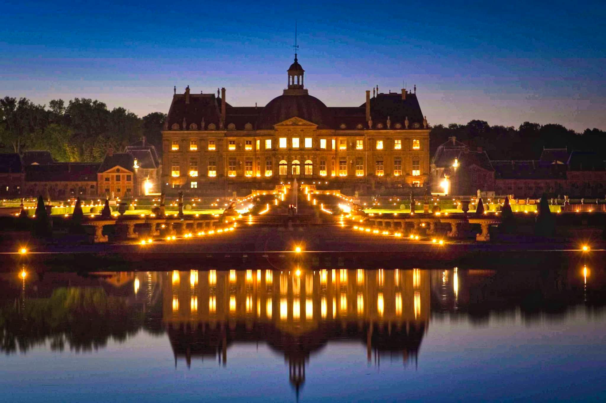 Noche A La Luz De Las Velas Vaux Vicomte Paris