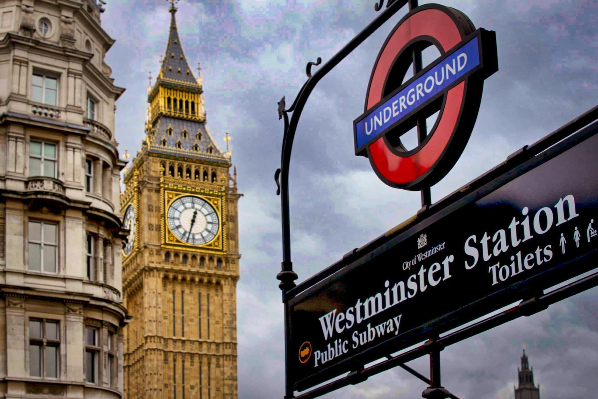Big Ben Westminster Station Londres