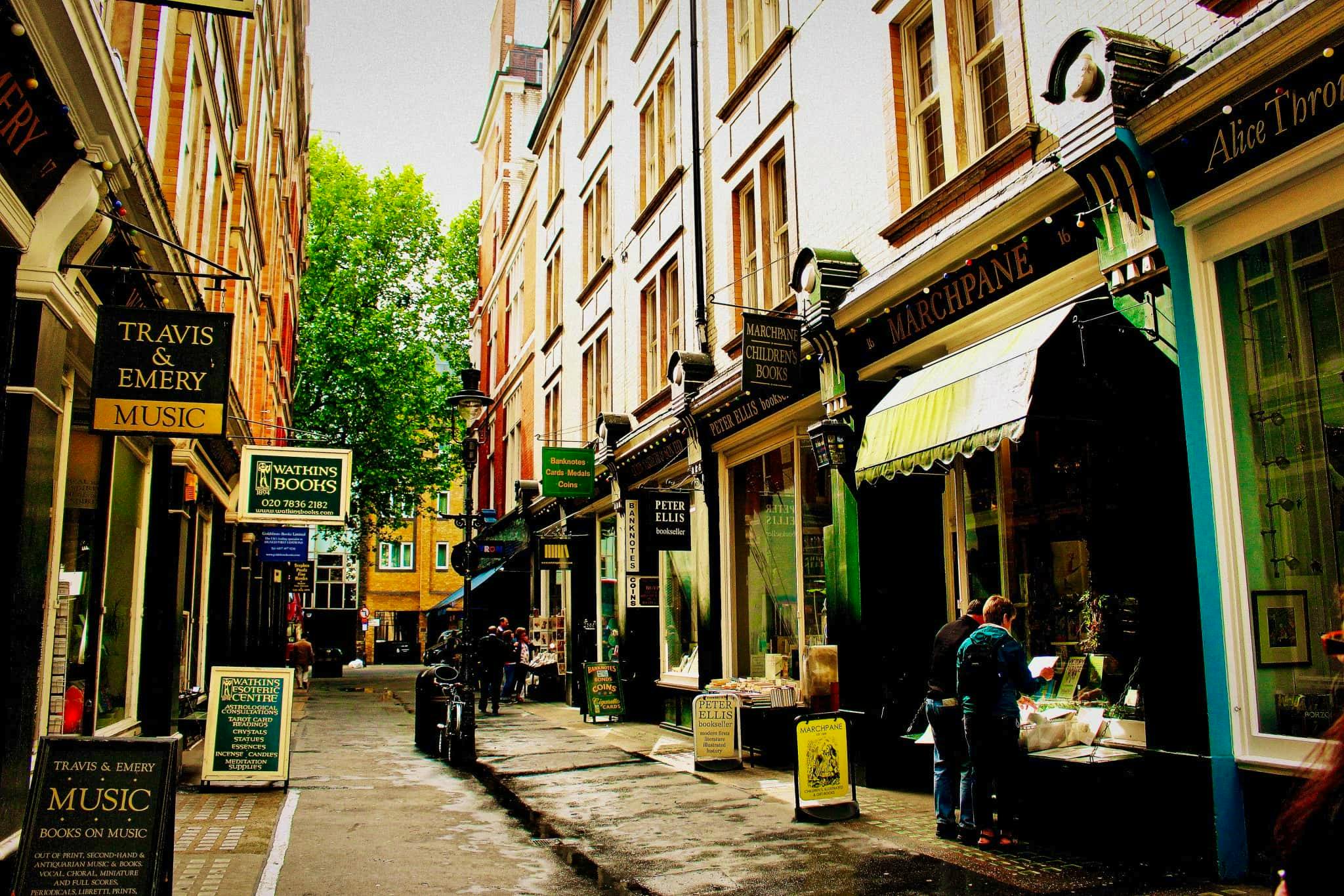 Librerías Cecil Court Londres
