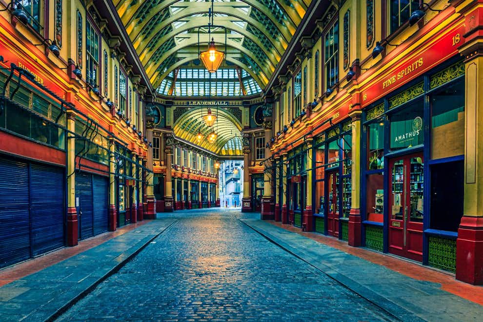 Harry Potter Londres — Visita Harry Potter Londres el callejón Diagon en Leadenhall Market Mercado Leadenhall Londres