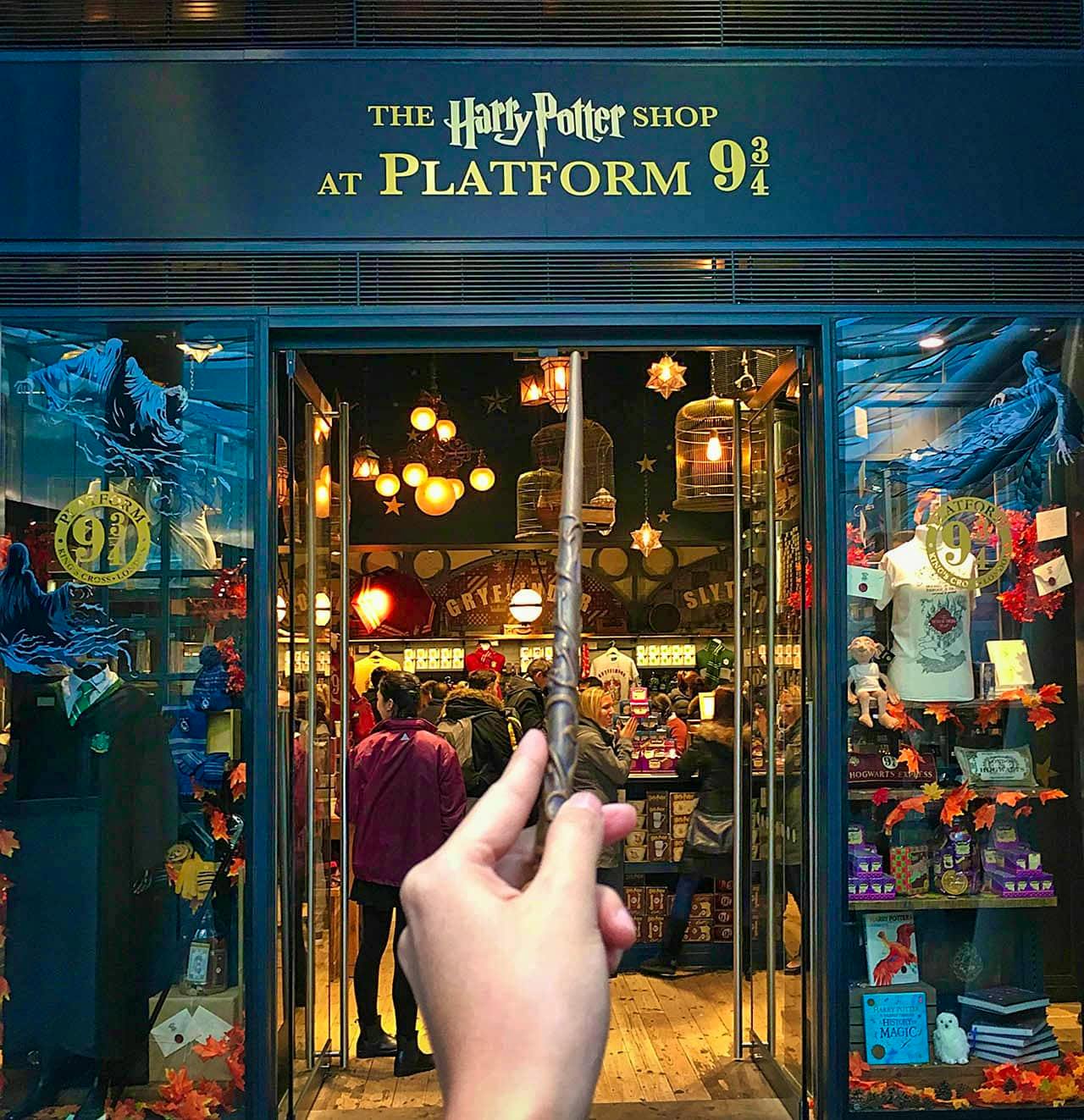 Tienda Harry Potter Anden 9 3/4 Londres