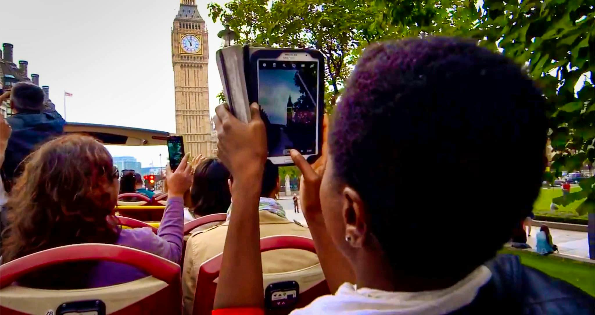 Foto al Big Ben desde autobús turístico Big Bus Londres