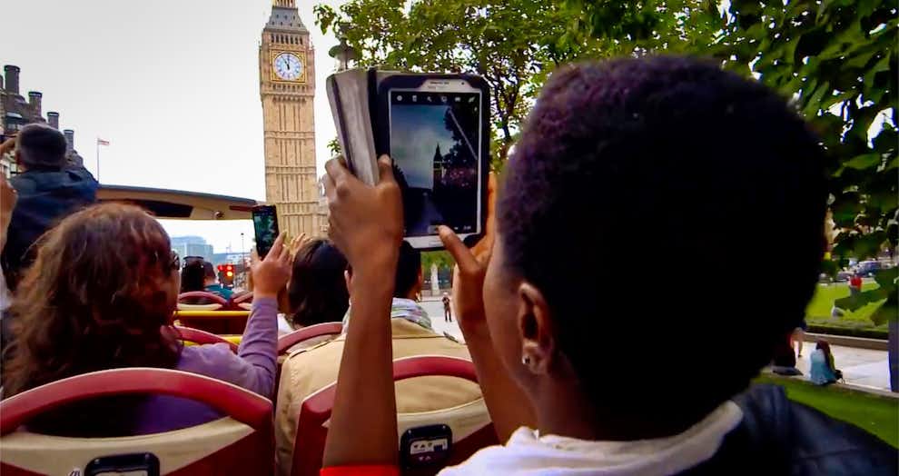 Foto al Big Ben desde autobús turístico Big Bus Londres