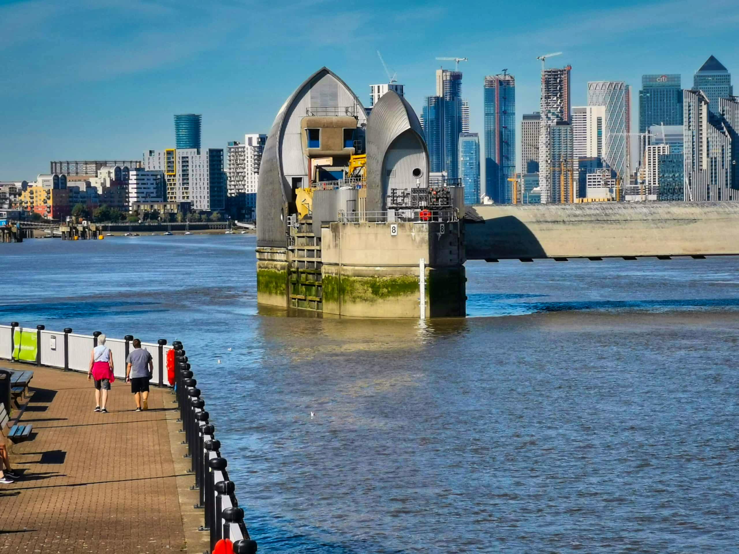 Barrera del Tamesis Londres Thames Barrier